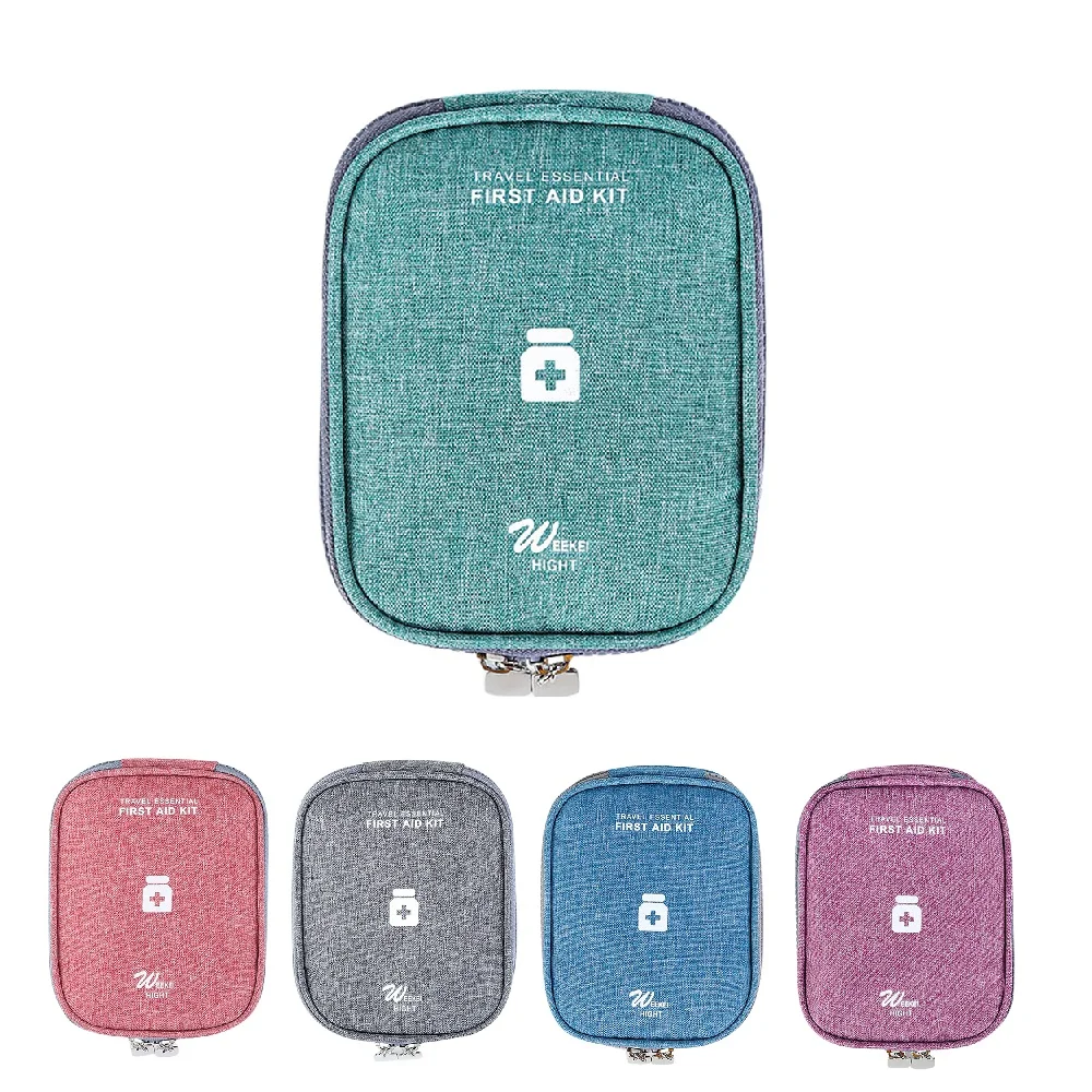 Mini borsa per la conservazione dei medicinali Kit di pronto soccorso da viaggio portatile da campeggio all'aperto Borse per medicinali Organizzatore Borsa di sopravvivenza di emergenza Portapillole