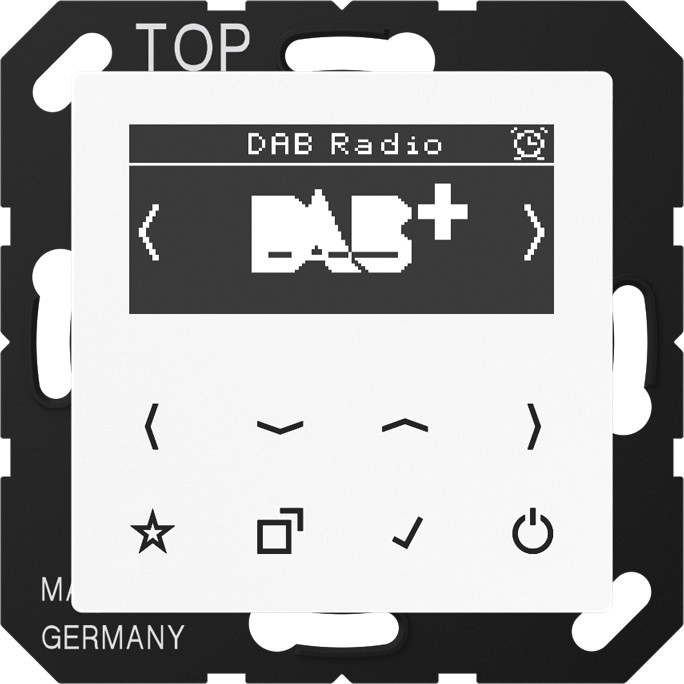 Jung Smart DAB+ Digitalradio DAB A WW DABAWW Image