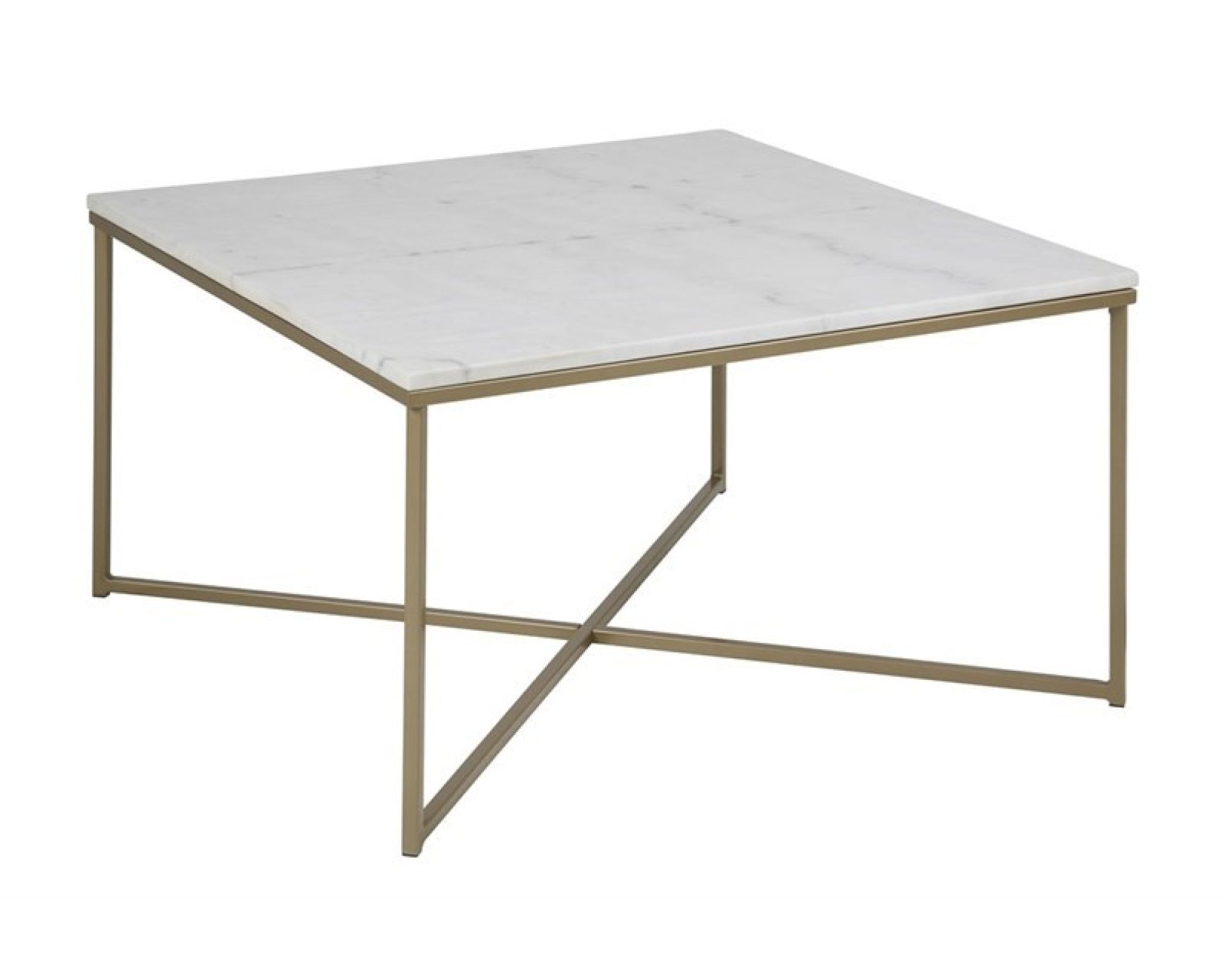 Actona »Alisma« Couchtisch quadratisch weiß