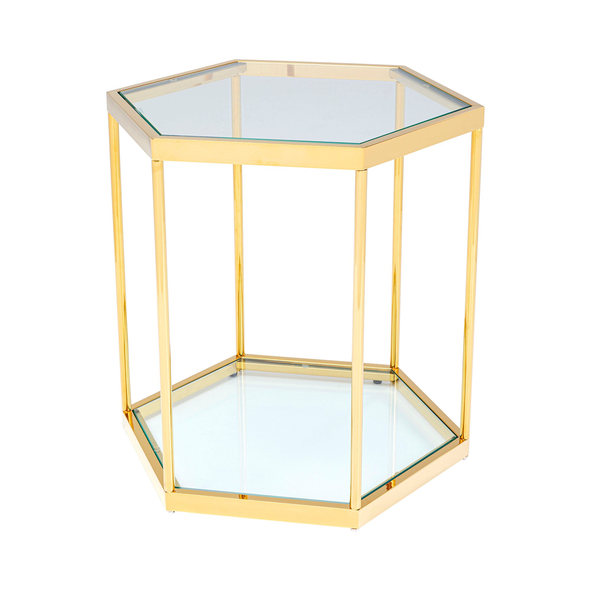 Kare Design »Comb Gold« Beistelltisch