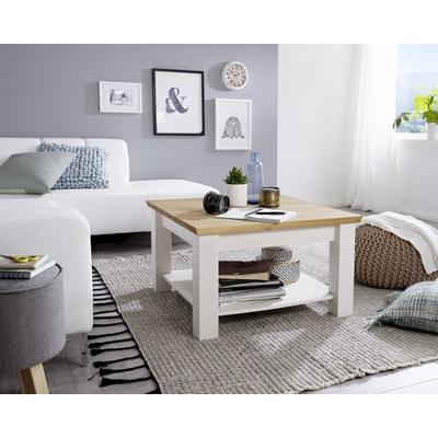3S Frankenmöbel »Country« Massivholz Couchtisch weiss – erhältlich in 2 Ausführungen Image