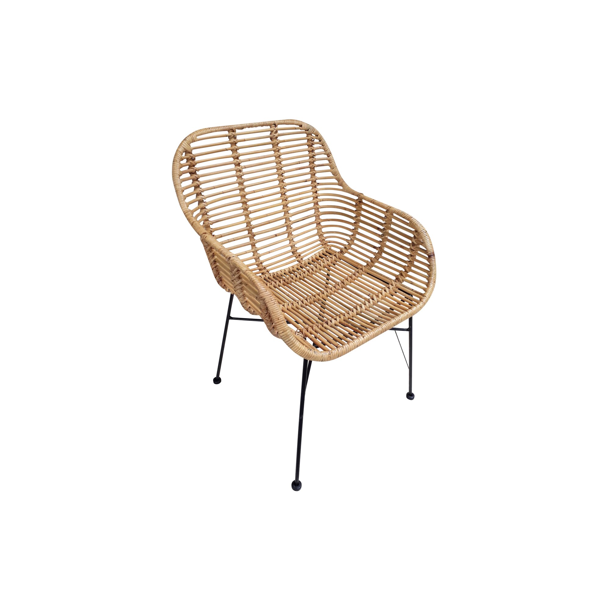 SIT Rattan Vintage Armlehnstuhl 2er-Set