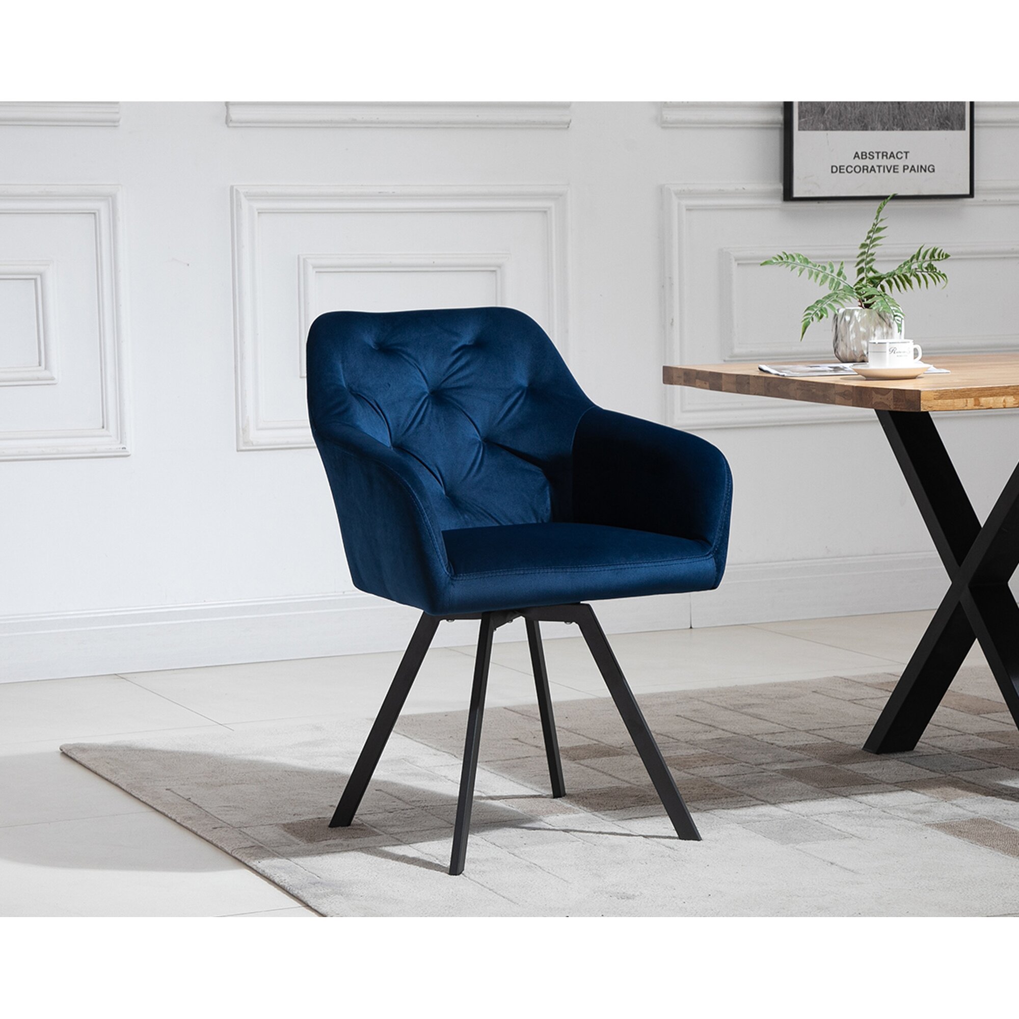 SalesFever »Layne-Fiona« Esszimmergruppe Akazie blau – erhältlich in 2 Größen