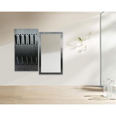 BlackWood »Piaforte« Massivholz Design-Garderobe schwarz Image