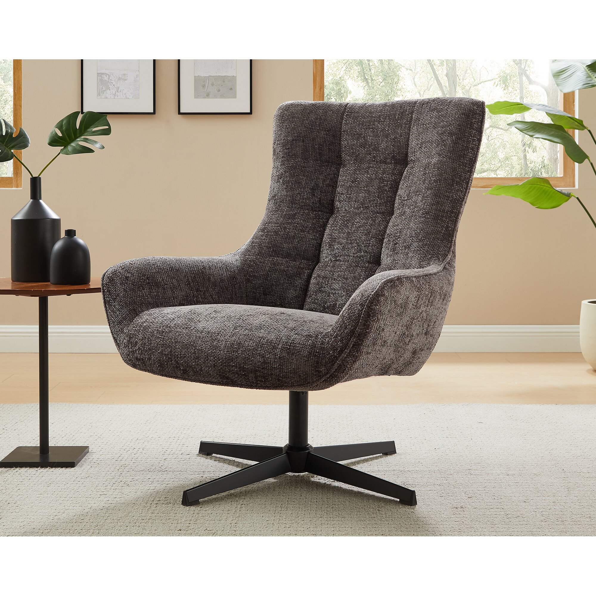 SalesFever »Evangeline« Drehsessel dunkelgrau