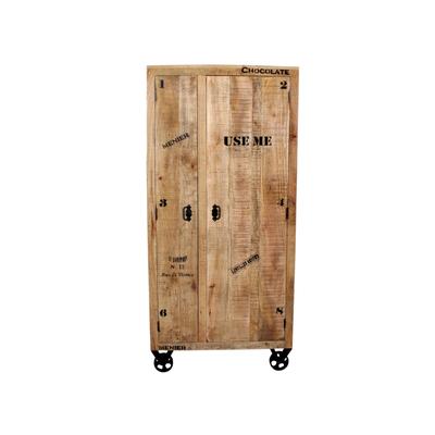 SIT »Rustic« Massivholz Mango Kleiderschrank Image