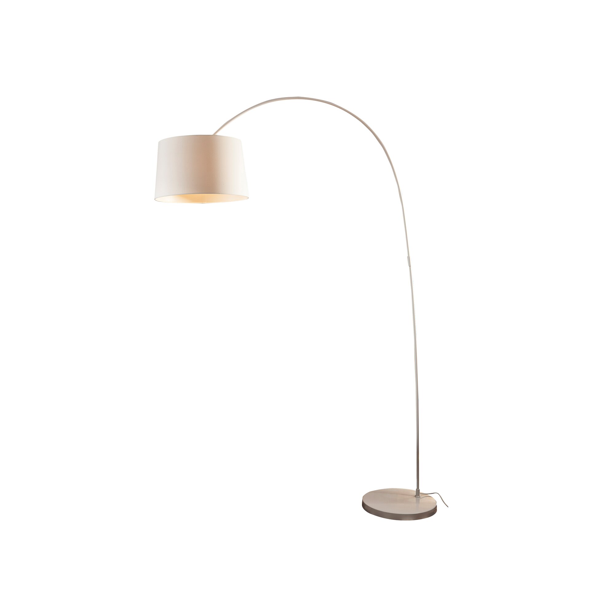 SalesFever »Necko« Bogenleuchte weiß