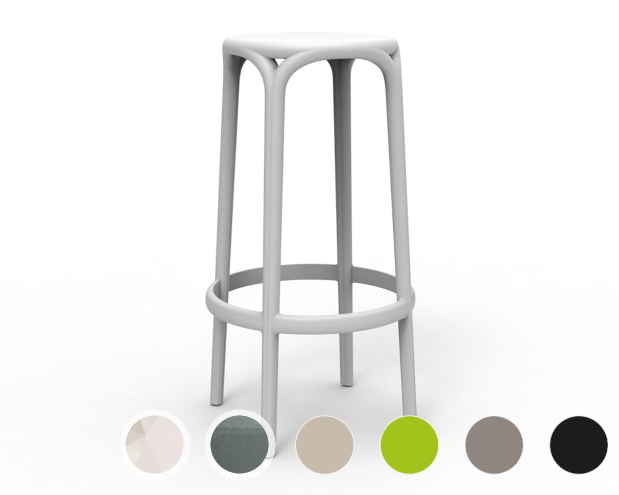 Vondom »BROOKLYN« Outdoor Barstuhl – erhältlich in 6 Farben Image