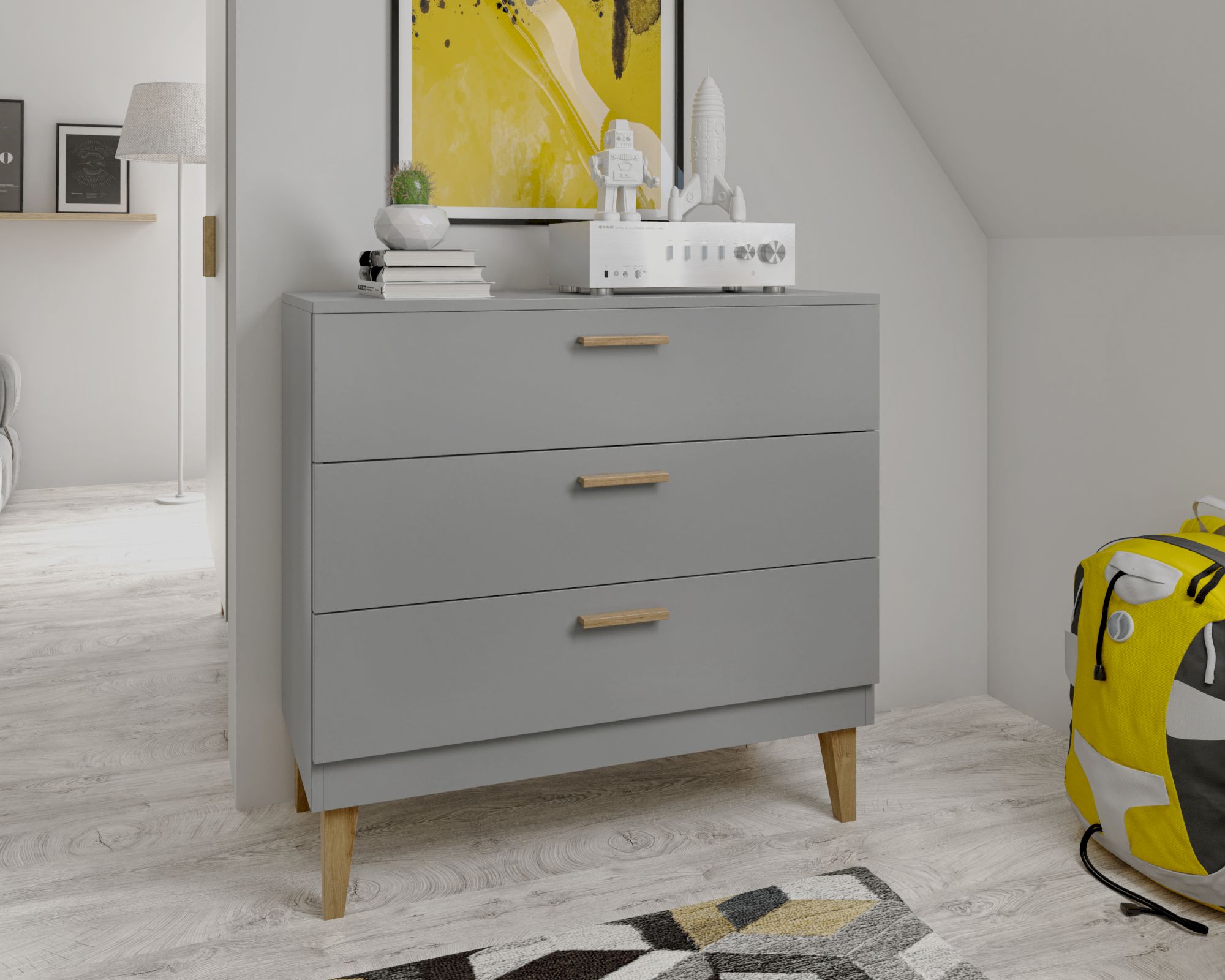 KocotKids »Kubi« Kommode in grau