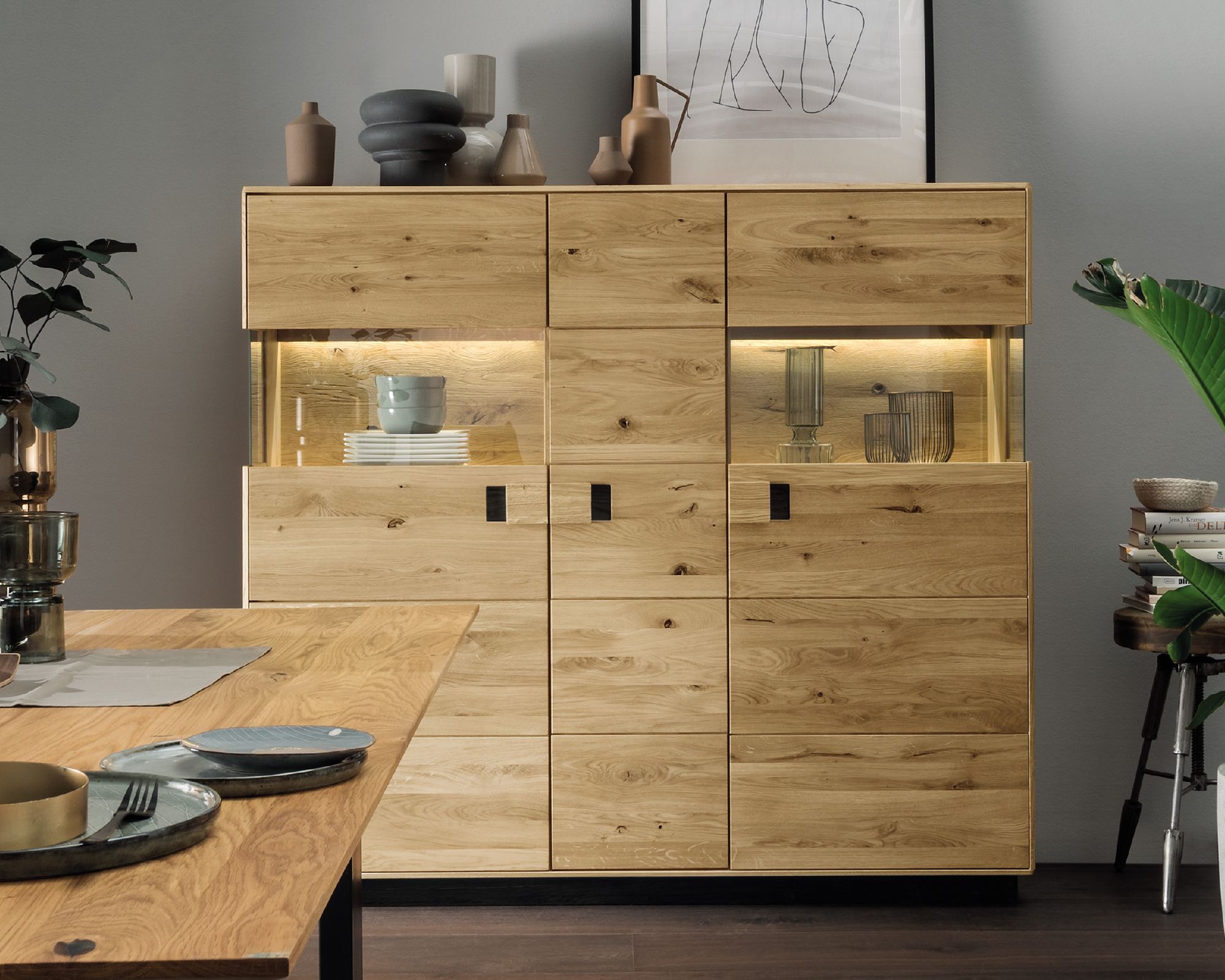 Massivholz »Arosa« Highboard II Image