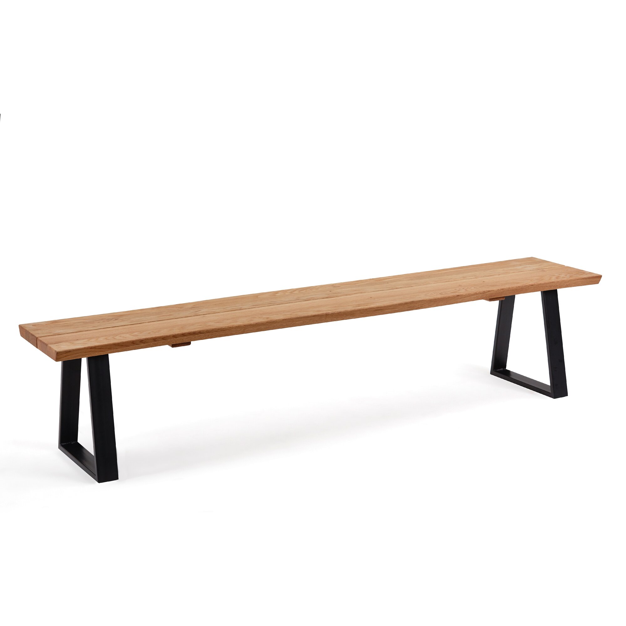 Schösswender »Oviedo« Wildeiche Baumkante Sitzbank IV – erhältlich in 12 Ausführungen