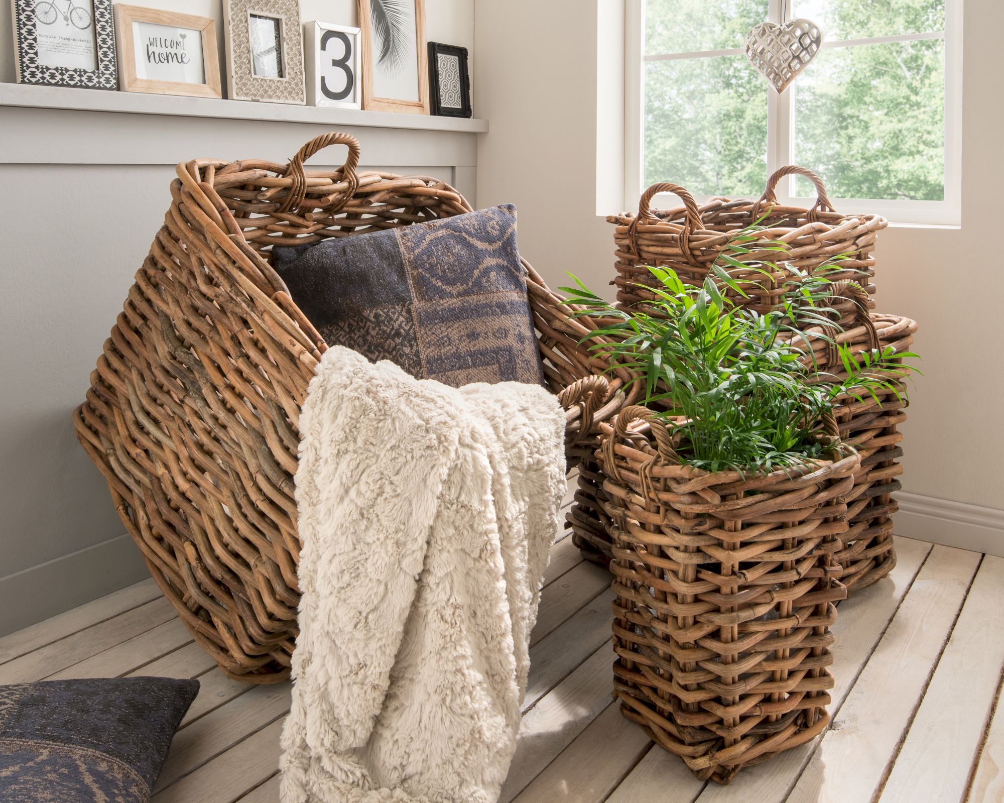 die Faktorei »Jimberan« Rattan-Korbset XL Image