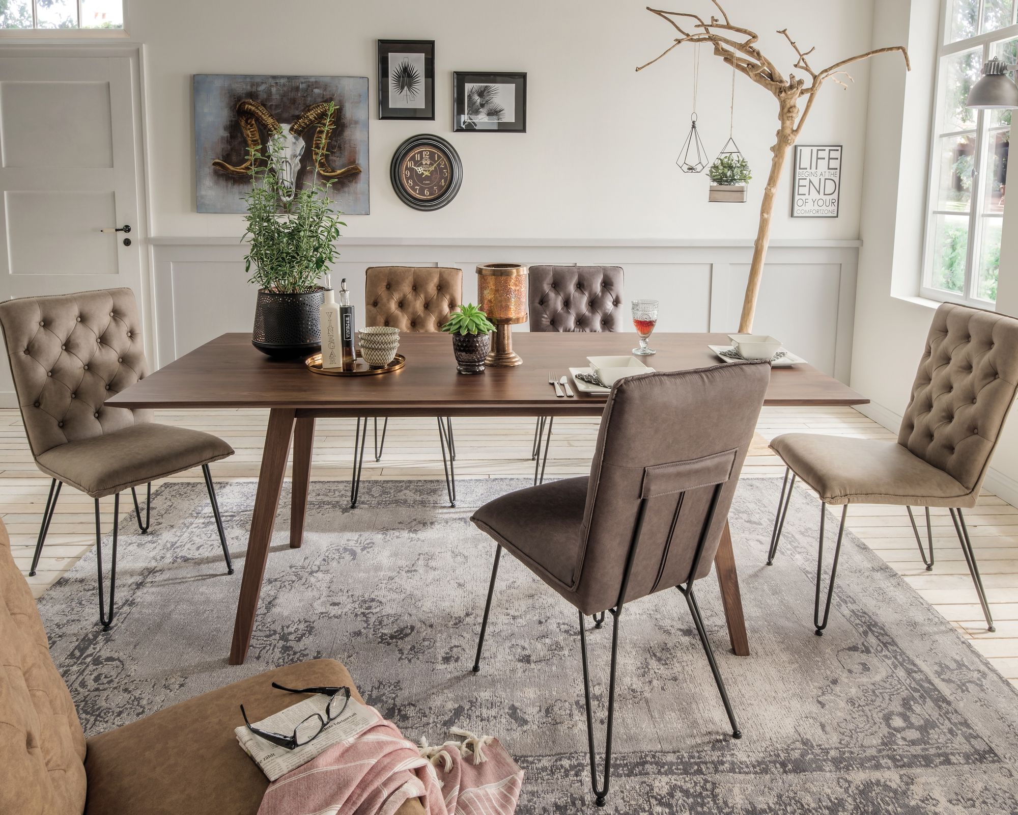 designline »Levi« Polsterstuhl – erhältlich in 3 Farben