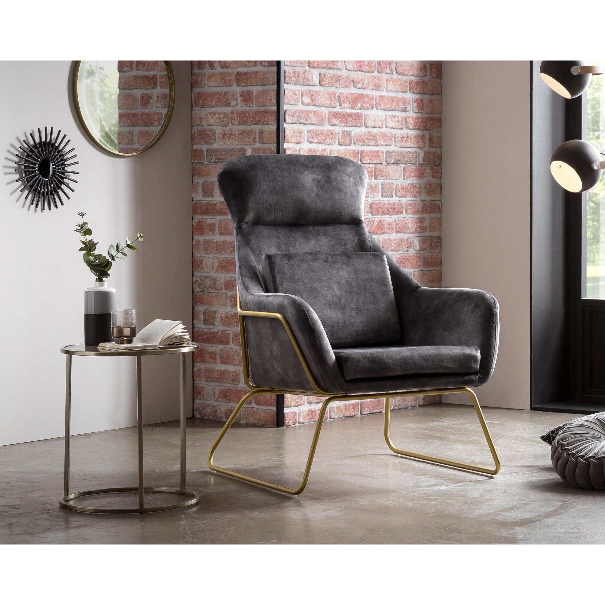 SalesFever »Chester« Relaxsessel grau