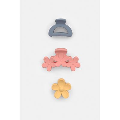 3-Pack Of Matte Hair Clips