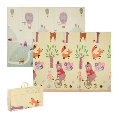 TEMU Street And Animal Motif Foldable Play Mat