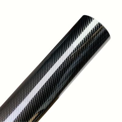 TEMU 1 Roll 9d Glossy Fiber Vinyl Wrap - Waterproof, Scratch-resistant, Easy To Apply & Cut, Durable Pet Film For Car , Interior Trim Decor|modern Interior Trim|durable Vinyl Wrap, Car Decorations Image