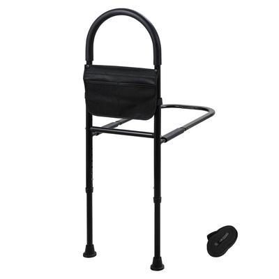 TEMU Rail, Height Adjustable Bed Assist Rail, Stable Bed Assist Bed Rail For , Bed Stand Up Aid Bed Handle Height Adjustable 80-104cm, With/without Sensor Light Image