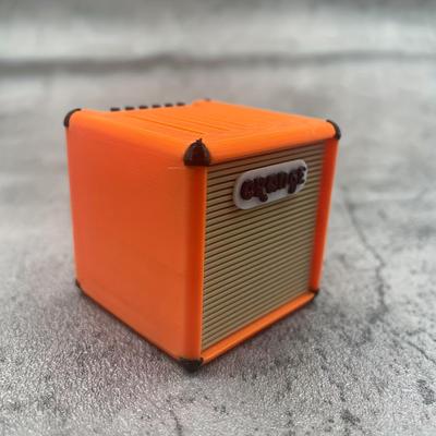 TEMU Guitar Pick Holder, Accessories, Fits 0.059-inch And Picks, Durable And Space-saving Design With 5 Compartments, Orange