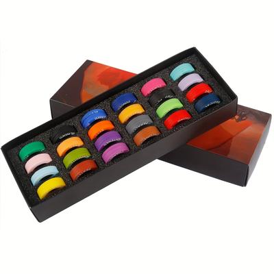TEMU 96 Acrylic Effect Rings, 24 Rpg Markers, Made Of Silicone Material, With A Storage Box, Designed For Role-playing Games, Suitable 14 And Up. Image