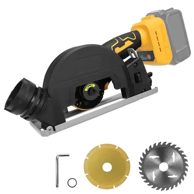 Brushless Electric Circular Saw 1000W 3 Speed Cordless Power Saw Wood Plastic Metal Cutting for DeWalt 20V Battery (No Battery)