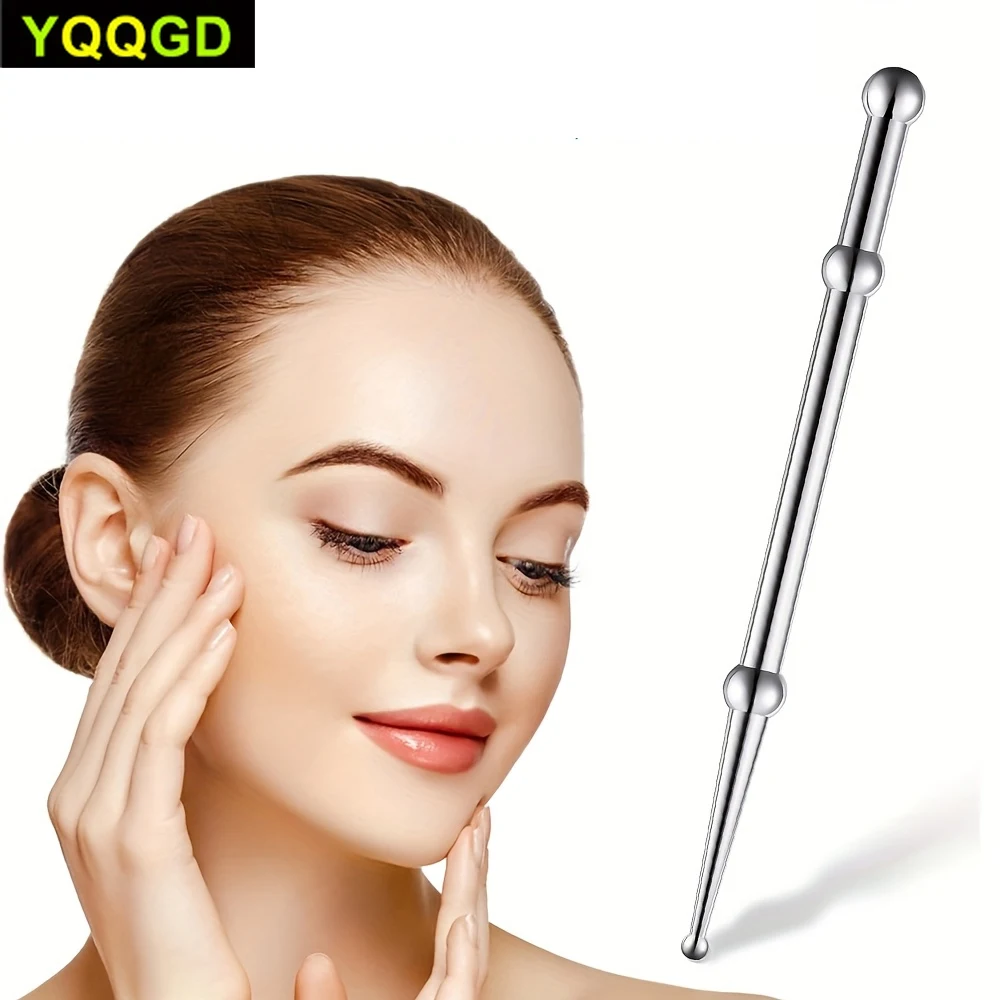 1PCS Gesichtsreflexzonenmassage Werkzeug Edelstahl Manuelle Akupunktur Stift Akupunktur und Körper Punkt Sonde Stift Image