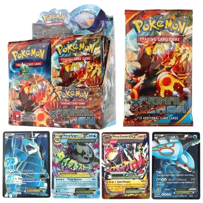 360 Stück englische Version Pokémon TCG XY – Primal Clash Booster Box Pokemon Handelskarte 36er-Pack Image