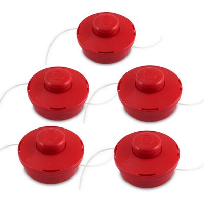 5x Stück Doppel Fadenkopf M10 Freischneider für Bituxx Rasentrimmer Motorsense Image