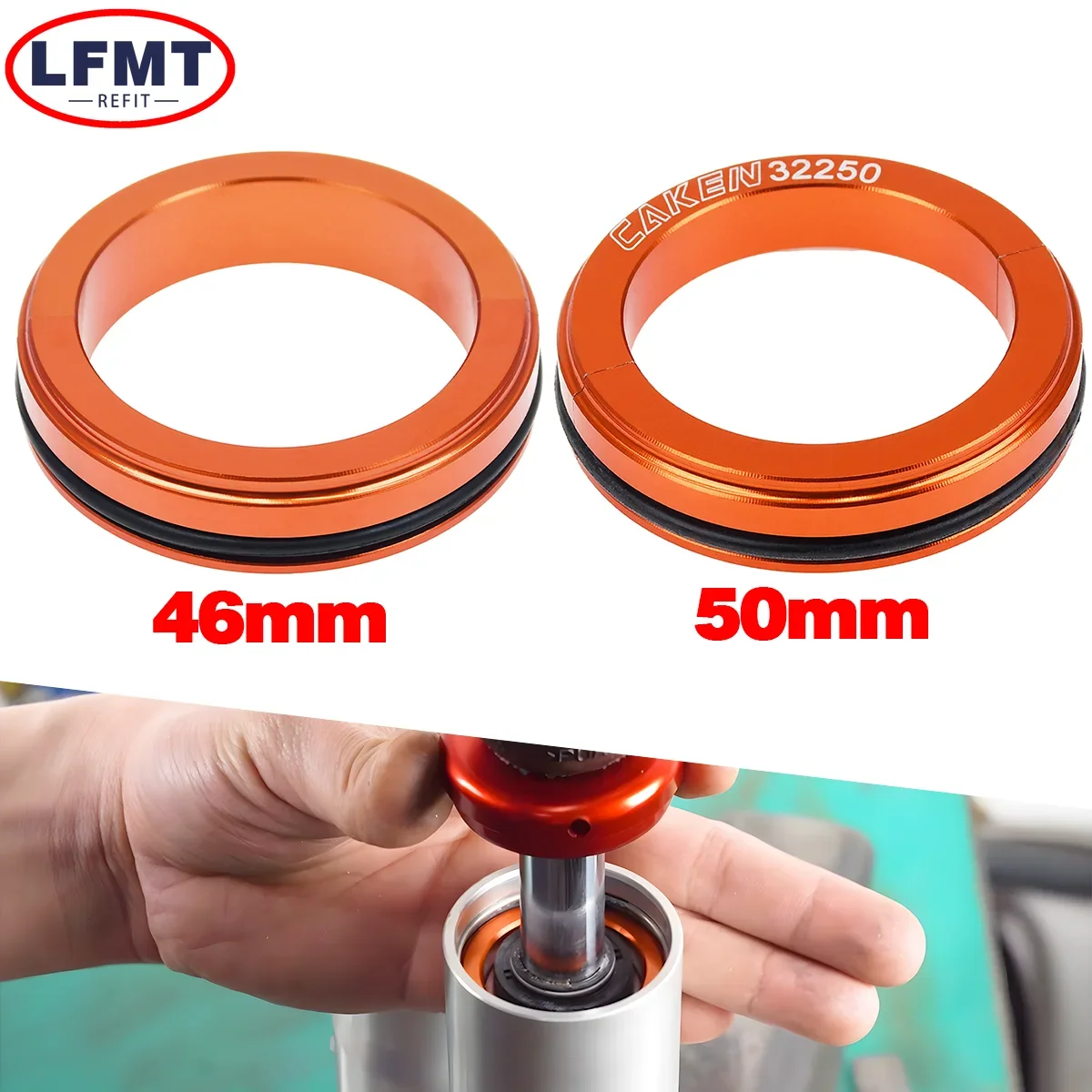 46 mm 50 mm Gabel-Stoßdämpfer-Tieferlegungssatz für Hinterradaufhängung für KTM EXC EXCF XCW Six Days SX SXF XCF 125 150 250 300 350 450 500 Image