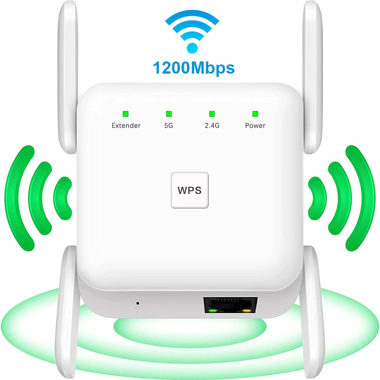 AC1200 Wireless WiFi Repeater Booster 2,4G/5GHz Wi-Fi Signal Verstärker Extender Router Netzwerk Wlan WiFi Repetidor Image