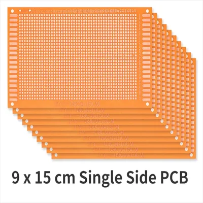 5pcs 9x15cm Universal PCB Board Yellow Single Sided PCB Printed Circuit Board for Arduino Image