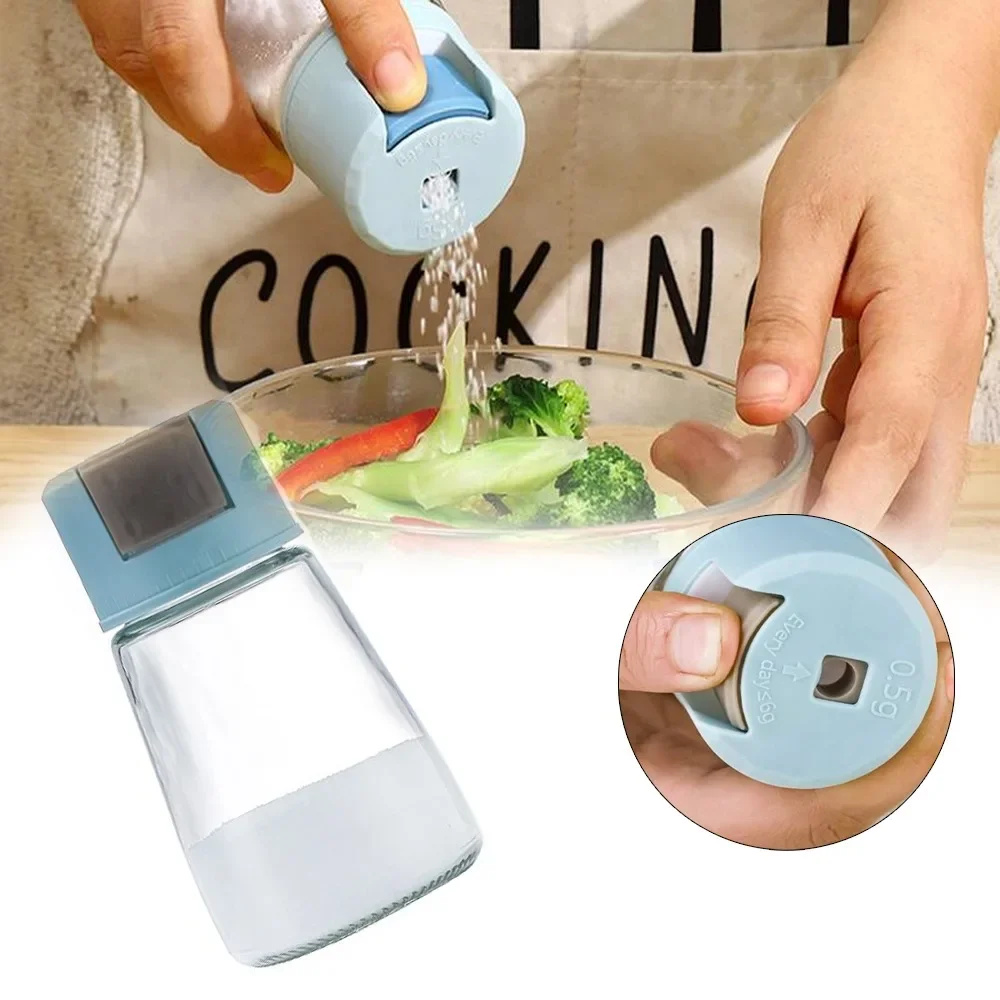 Gewürz glas nachfüllbarer Salz spender Pfeffer gewürze quantitative Kontrolle Salz flasche Haushalts küche Gewürz flasche