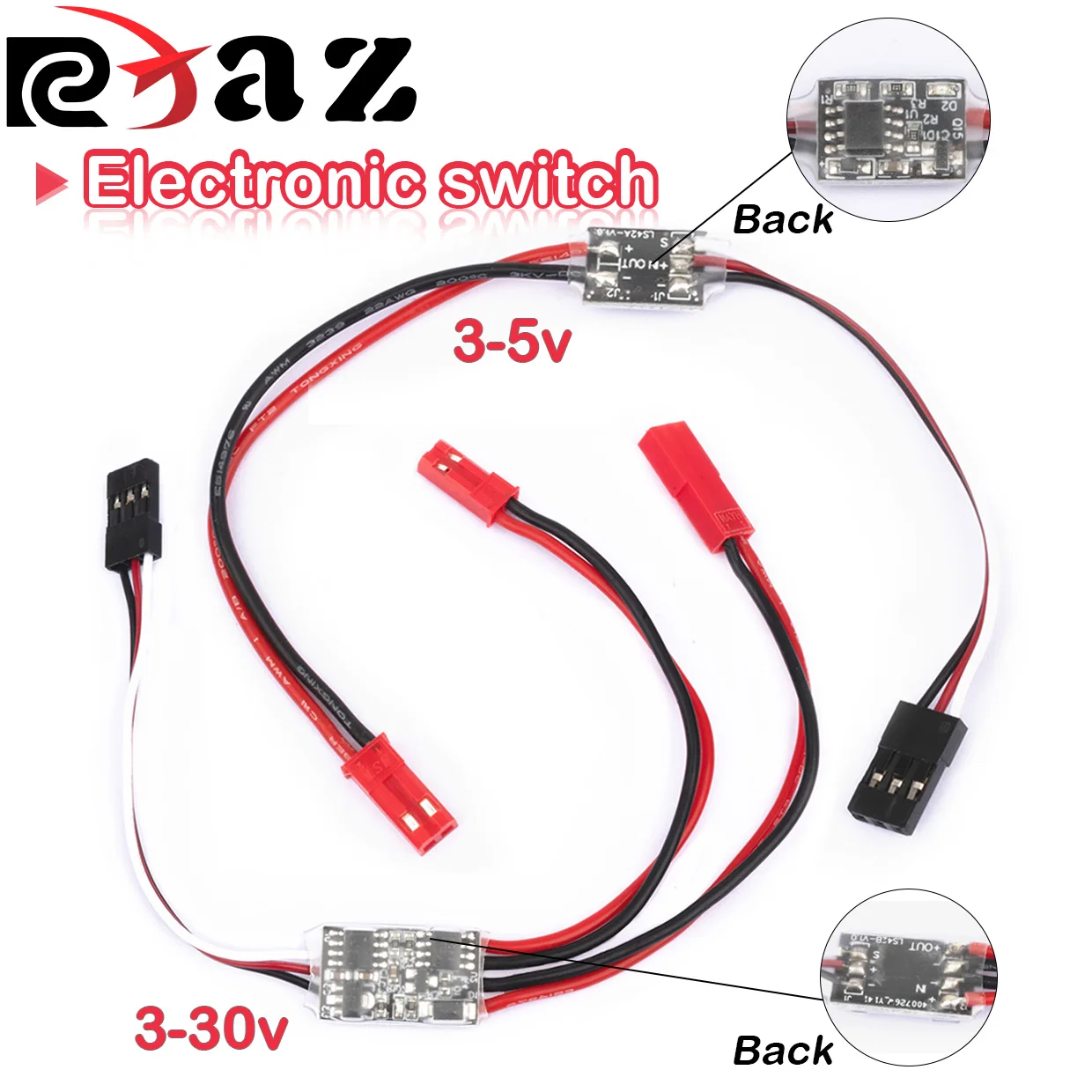 2-20A Hochstrom-Fernbedienung, elektronischer Schalter, 3–30 V, Luftmodell, Pflanzenschutz, RC-Drohne, Wasserpumpe, PWM-Signalsteuerung Image