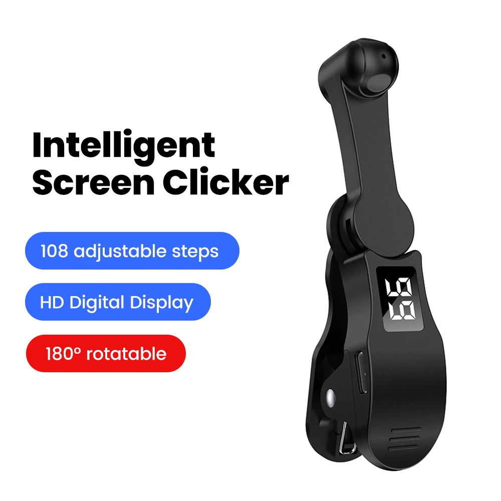 Auto Screen Quick Clicker Video Live-Streaming Greifwerkzeuge USB-Simulator Fingerklicks auf dem Bildschirm leise mit LED-Anzeige Image