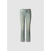Slim-fit-Jeans PEPE JEANS "SLIM JEANS LW", Damen, Gr. 32, Länge 32, dirty bleached used, Denim/Jeans, Obermaterial: 99% Baumwolle, 1% Elasthan, casual, slim fit, Jeans, mit doppeltem Knopfverschluss