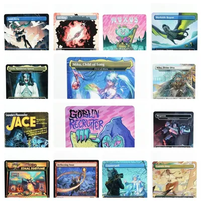 SLD Holo TCG Magisches Proxy-Kartenspiel, hochwertiges Proxy-Sol-Ring-Miku, Divine Diva Gathering Image