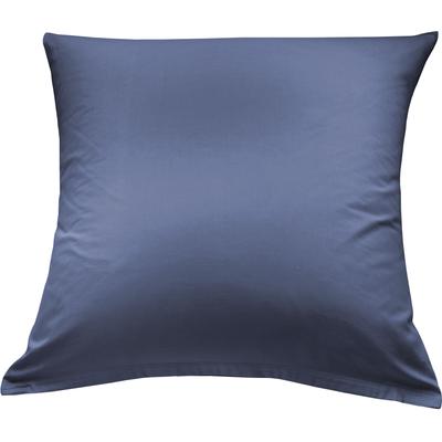 Kissenbezug PRIMERA "Primera Luxus-Satin Kissenbezug", blau (denim), B:80cm L:80cm, Mako-Satin, 100% Baumwolle, Mako-Satin, Kissenbezüge, Passend zu unserer Primera Luxus-Satin Bettwäsche Image