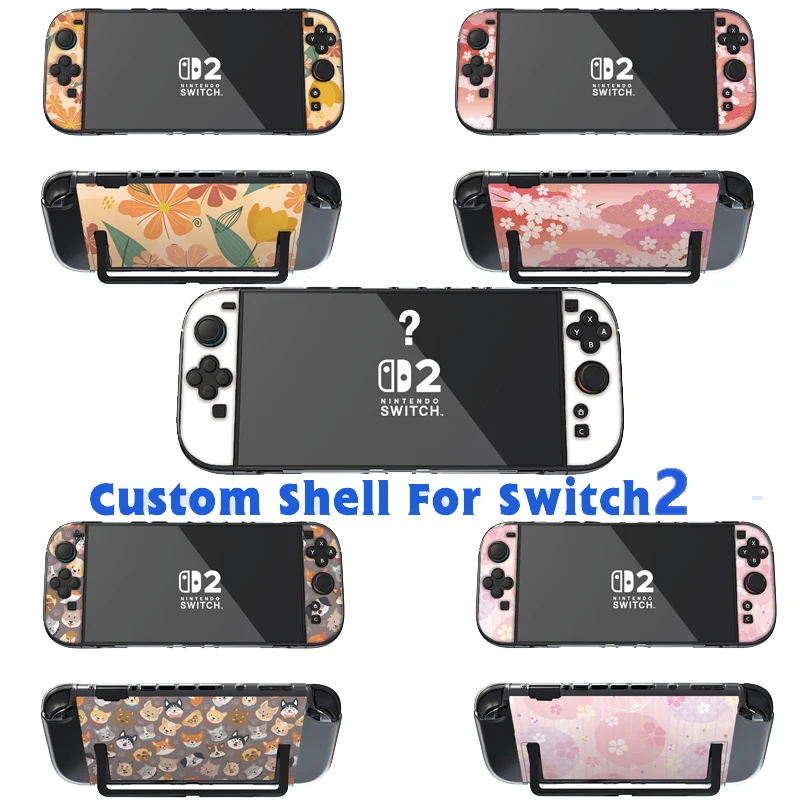 Maßgefertigtes Gaming-Gehäuse für Nintendo Switch2 Spielkonsole Dünne Hartschutzschale Japanisches Anime-Manga-Muster Image