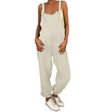 Women Loose Jumpsuit Overalls Casual Playsuit Polyester Daily Party