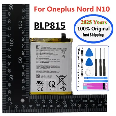 2025 Years 4300mAh BLP815 1+ One Plus Orginal Battery For Oneplus Nord N10 5G Smart Phone Battery Batteries Bateria + Tools