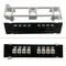 8 Ports Cat 6 Straight Through Patch Panel RJ45 Network Cable Adapter Jack Ethernet Distribution