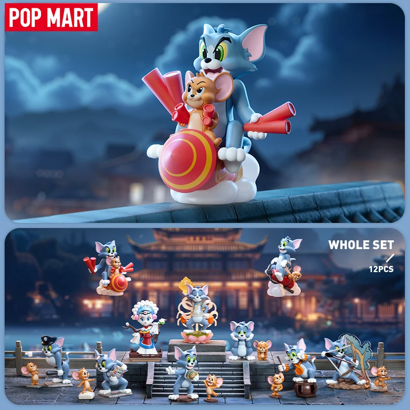 POP MART Tom & Jerry: Bussola Proibita Serie Figure Blind Box Mystery Box 1PC/9PCS POPMART Blind Box