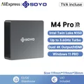 SOYO M4 PRO Mini PC Intel Alder Lake N150 Windows 11 Pro Mini PC 16GB DDR4 512GB PCIe M.2 SSD WiFi 6 BT5.2 Computer Desktop