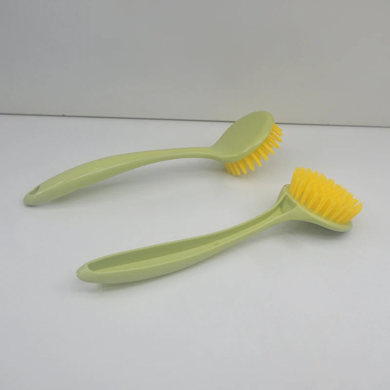 Brosse à pot à long manche, brosse de nettoyage de cuisine, lavage de la vaisselle, la vaisselle et la vaisselle, élimine facilement les taches
