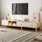 Meuble TV télescopique meuble TV Table basse combinaison petit appartement nordique Simple salon