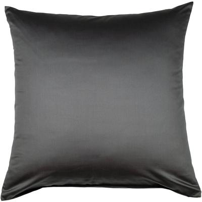 Kissenbezug JANINE "Colors Mako Satin", grau (titan), B:50cm L:50cm, Mako-Satin, Obermaterial: 100% Baumwolle, Kissenbezüge, mit Reißverschluss, uni Kissenhülle, feinfädig, 100% Baumwolle Image