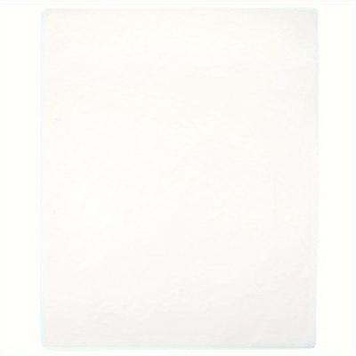 TEMU Fitted Sheet 2 Pieces Jersey White 140x200 Cm Cotton Image
