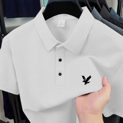 TEMU Unique Eagle Print Men's Shirt, Stylish Men's T-shirt Image