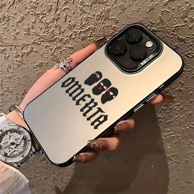 TEMU Masked For Man Pattern Mobile Phone Case For Iphone 16 15 14 11 Pro Xr Xsmax 8 7 Plus Anti-fall Frosted Back Cover Image
