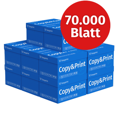 TEMU New! Easyprint Printer Paper Copier Paper 70000 Sheets 140 X 500 A4 White Cie 160 Environmental Certificate Image